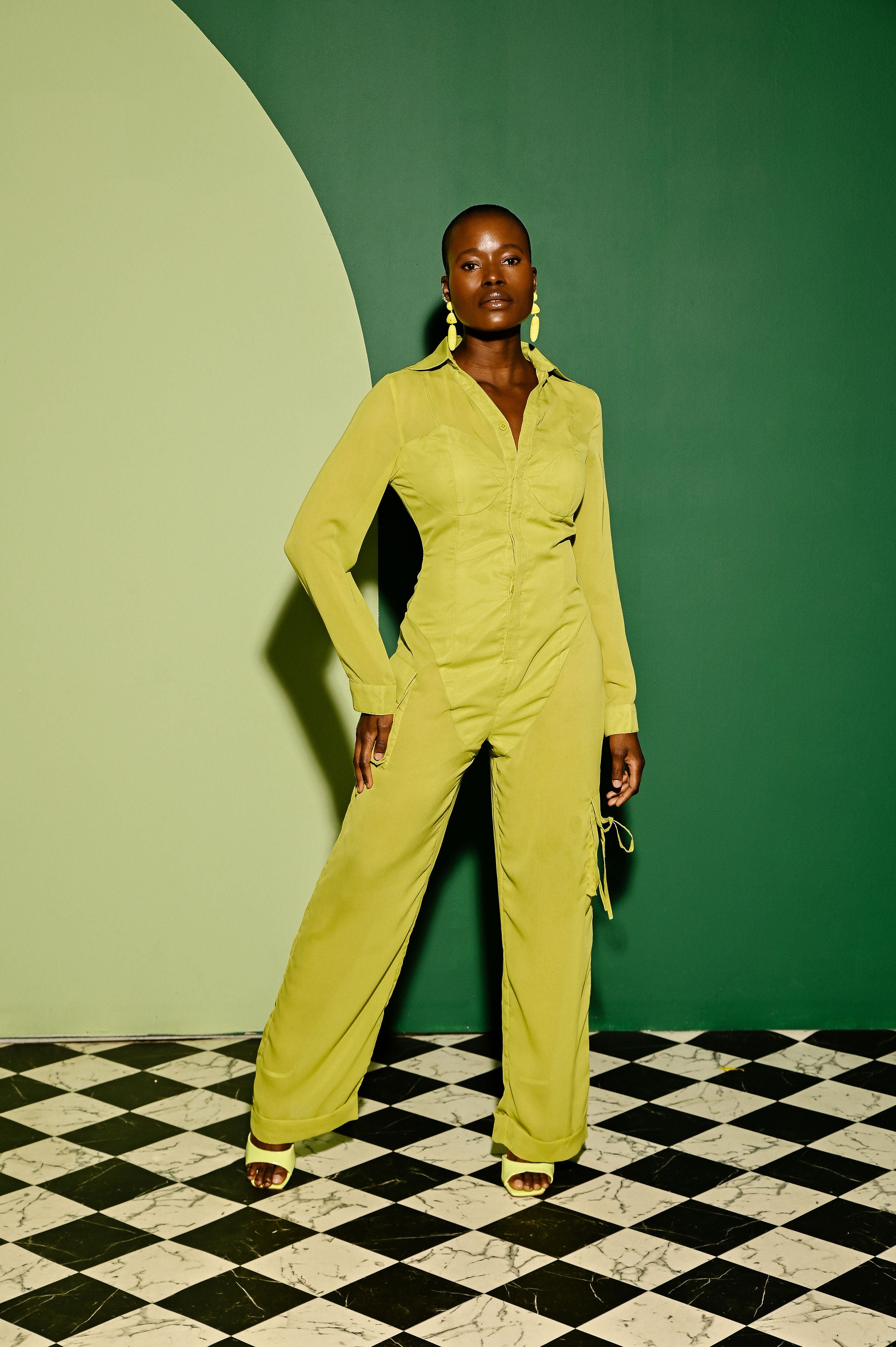 Contour Jumpsuit (Green)