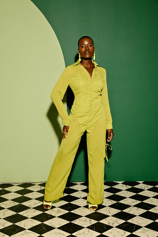 Contour Jumpsuit (Green)