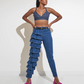 Ruffle Denim Pant